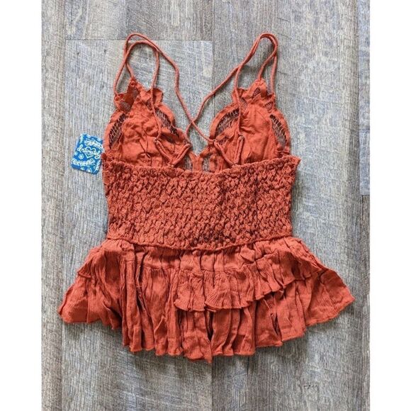 FREE People Adella Cami {TankTop} in Winding Roads: Size XSMALL: 0-2. NEW/NWT.  - Picture 5 of 7